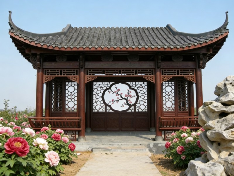 云南防腐木方亭